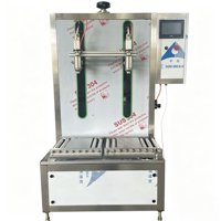 Machine à liquide automatique contrôlée par PLC, pompe servo 20L, pesage de précision pour bouteilles en plastique, eau pure industrielle, produits chimiques, huiles, sacs