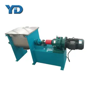 Powder Animal Feed Ribbon Mixing Dry Powder Blender Double Horizontal Dough Small Dry Mortar Mixer Machine