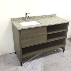 Vente en gros Lavabo à main avec armoire Armoire en bois pour salle de bain meubles de luxe pour hôpital et projet de logement étudiant - Product Image 1