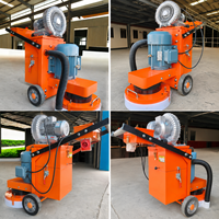 Meilleures ventes Honda 220V/380V Meuleuse de sol humide et sèche, Polisseuse de béton et de pavés, Meuleuse diamantée, Semi-automatique, Haute performance