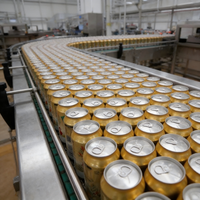 Machine de remplissage et de scellage entièrement automatique pour canettes en aluminium de 330 ml et 500 ml, pour boissons gazeuses et bières