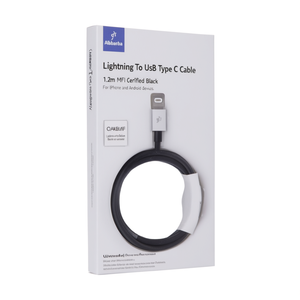 Cavo Lightning CÂBLE SOFT Certifié Apple Mfi Noir 1,2m USBDATASOFTC2LMFIK - Product Image 2