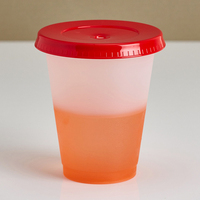 Gobelets personnalisés 2026 Magic 16oz 24oz à changement de couleur, avec couvercles et pailles, sensibles au froid, sans BPA, en plastique anti-fuite pour fêtes et boissons froides