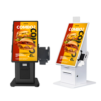 Quiosco Comercial de Autoservicio para Comida, Máquina de Pedidos Automatizados con Escáner 2D