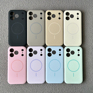 Joyporodo S081 từ Silicone Bìa lỗ tốt màu Silicone trường hợp di động cho Iphone 14 15 16 17 Pro Max di động capa de celular - Product Image 2