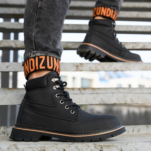 Steel Toe <strong>Safety</strong> Shoes <strong>for</strong> <strong>Women</strong> Protective Fashion Leather Work Boot Casual <strong>Trainers</strong> Steel Toe <strong>Safety</strong> Boots <strong>for</strong> Men - Product Image 5