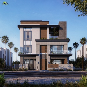 Villa moderne économique à plusieurs étages à structure en acier Maisons modulaires préfabriquées Chambre à coucher Conception de 60 ans Garantie à vie pour - Product Image 2