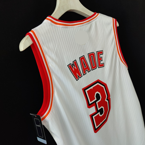 Camisetas de Baloncesto Ligeras Personalizadas al por Mayor del Miami Heat, Estilo Vintage, Tejido de Malla Premium, Transpirables, de Secado Rápido, Retro - Product Image 3