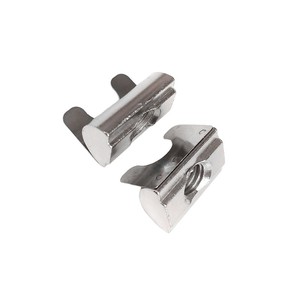 Écrous de réglage carrés en acier au carbone sur mesure M5 M6 M8 M10 pour profilés aluminium 20 30 40 45 - Product Image 3