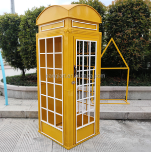 Offre Spéciale rues de londres festives cabine téléphonique rouge en métal antirouille de haute qualité 2M cabine téléphonique pour décoration de mariage - Product Image 5