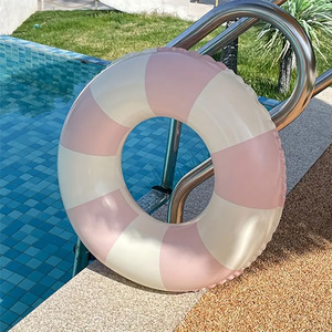 Flotador de Natación Retro a Rayas, Inflable, Ecológico, de PVC Grueso, Anti-Vuelco, para Adultos y Niños, de Fábrica OEM - Product Image 4