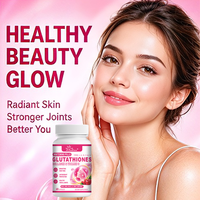 Capsules de glutathion et de collagène avec vitamine C, pilules blanchissantes pour la peau, antioxydant, complément alimentaire éclaircissant pour la peau, les ongles et les articulations