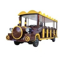 Bus électrique touristique 14 places, quatre roues, pour sites panoramiques, ferries, zoos, parcs d'attractions, spécial 4000W-7500W, Chine