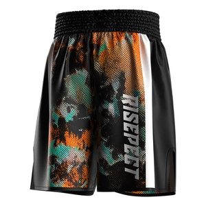 Shorts de boxe personnalisés avec une coupe professionnelle, tissu respirant, design confortable pour l'entraînement, la compétition et l'exercice quotidien - Product Image 6