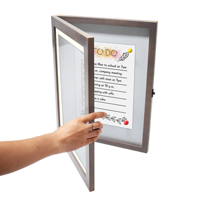 Cadre photo magnétique en bois personnalisé UCI, à fixer au mur, cadre photo interchangeable, porte-photo amovible pour la décoration murale <span class=keywords><strong>de</strong></span> la maison - Product Image 4