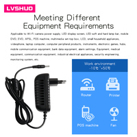 Adaptateur d'alimentation 12V 1a AC DC, vente en gros,