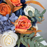 Boule de fleurs en soie réaliste faite à la main, de qualité supérieure, populaire et économique, pour des centres de table époustouflants pour mariage et fête des mères, 50 cm, violet