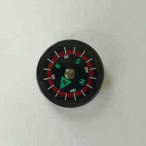 Miniature 27Mm Copper Cap Oil Filled Compass Strong Magnetic Pointer Dial Hiking Navigation Guide - Product Image 1