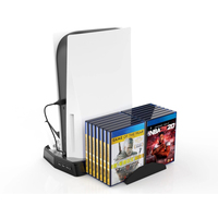Nouveau support vertical multifonctionnel avec ventilateur de refroidissement pour console de jeu Playstation5 PS5