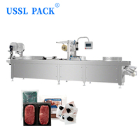 HVR-420A-U Instelbare Automatische Verpakkingsapparatuur voor Vers Fruit en Vlees, Hoge Snelheid Rolfolie Thermoform Verpakkingsmachine