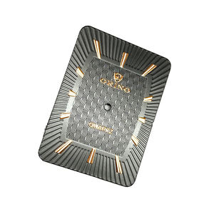 장방형 에칭 손목 시계 다이얼 주문품 적용되는 색인 시계 다이얼 시계 부속 - Product Image 1