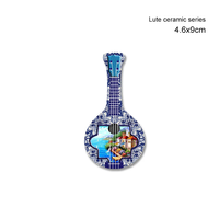Vente en gros de céramique décorative créative Pipa aimants pour réfrigérateur autocollants personnalisés sublimés pour carreaux et cadeaux souvenirs magnétiques doux