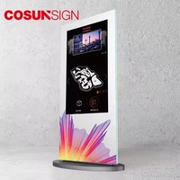 Cosun Écran d'affaires personnalisé Affichage vertical de l'écran numérique Lcd Affichage au sol Lcd Support pour écran tactile Totem de panneau numérique