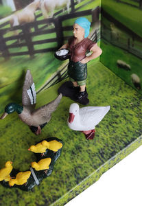 Venta al por mayor realista animales de granja caballo oveja cerdo pato burro figuras conjunto simulación animales modelos Juguetes - Product Image 3