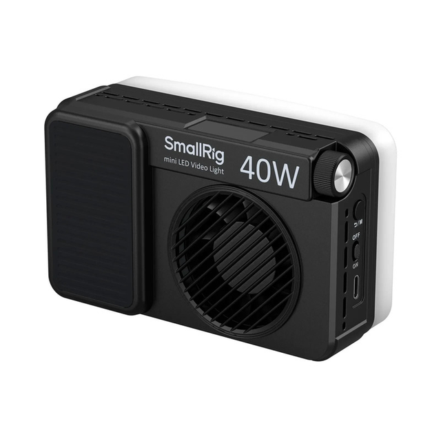 For SmallRig RM 40C Mini LED RGB Video Light 4800mAh Battery LCD Display Portable Magnetic Mount Camera Light 5359