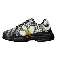 Moda polinezya geleneksel Tribal baskı özel Sneakers kadın tıknaz Sole rahat bayan ayakkabıları Vintage kadın Sneakers