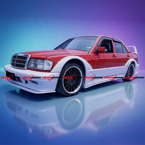 Parachoques de Alta Calidad a Bajo Precio para <span class=keywords><strong>Mercedes</strong></span> <span class=keywords><strong>Clase</strong></span> <span class=keywords><strong>C</strong></span> 190E W201 1993-2000 con Kit de Tuning <span class=keywords><strong>AMG</strong></span> EVO II, Material FRP, Fácil Instalación - Product Image 3