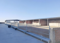 Sistema de Cría Automatizado Ligero con Estructura de Acero Soldada para Vacas, Cerdos, Pollos, Caballos, Cabras, Establos, Granjas y Naves Avícolas