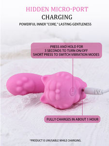 Mini vibromasseur en silicone 18+ Produit de masturbation pour adultes Vibromasseur féminin multi-fréquence Vibromasseur réaliste pour une expérience stimulante - Product Image 4