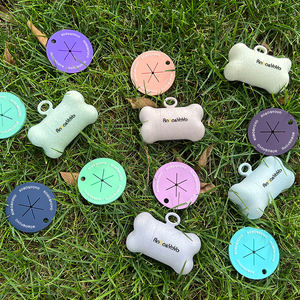 2025 nuevo logotipo personalizado impermeable goma perro mascota caca bolsa titular bolsa de basura Clip Correa dispensador - Product Image 1