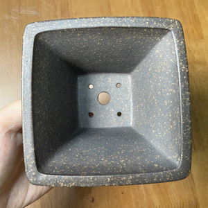 Maceta Cuadrada <span class=keywords><strong>de</strong></span> Arcilla Morada Qiaoyi Yixing, Hecha a Mano, Ecológica, Tallada a Mano, Pequeña, para Interiores, Estilo Chino, en Oferta - Product Image 4