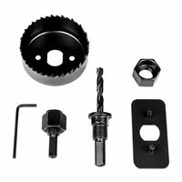 Kit de scie cloche 16 pièces pour le travail du bois, coupe-cercle métallique, forets ronds 3/4'' -5'' (19-127mm)