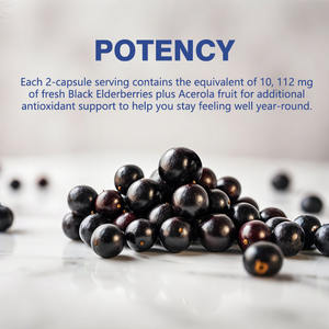 Cápsulas de saúco negras de personalización privada con suplemento de salud, cápsulas para mejorar la función del sistema inmunológico - Product Image 4