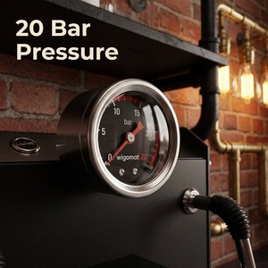 Machine à expresso semi-automatique K5 NEW Black Knight E61 avec minuterie et préchauffage, pour usage domestique et commercial - Product Image 2