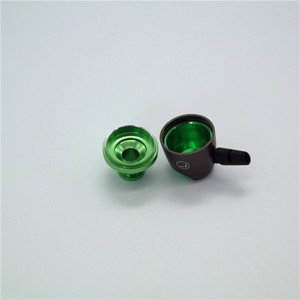 Coque d'oreille en métal 10 mm vert vif pour écouteurs intra-auriculaires, accessoire DIY - Product Image 1