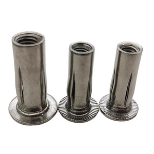 <span class=keywords><strong>Tuerca</strong></span> Remachable de <span class=keywords><strong>Acero</strong></span> <span class=keywords><strong>Inoxidable</strong></span> 304 M5 M6 M8 con Cabeza de Brida Grande y Diseño de Pétalo - Product Image 1