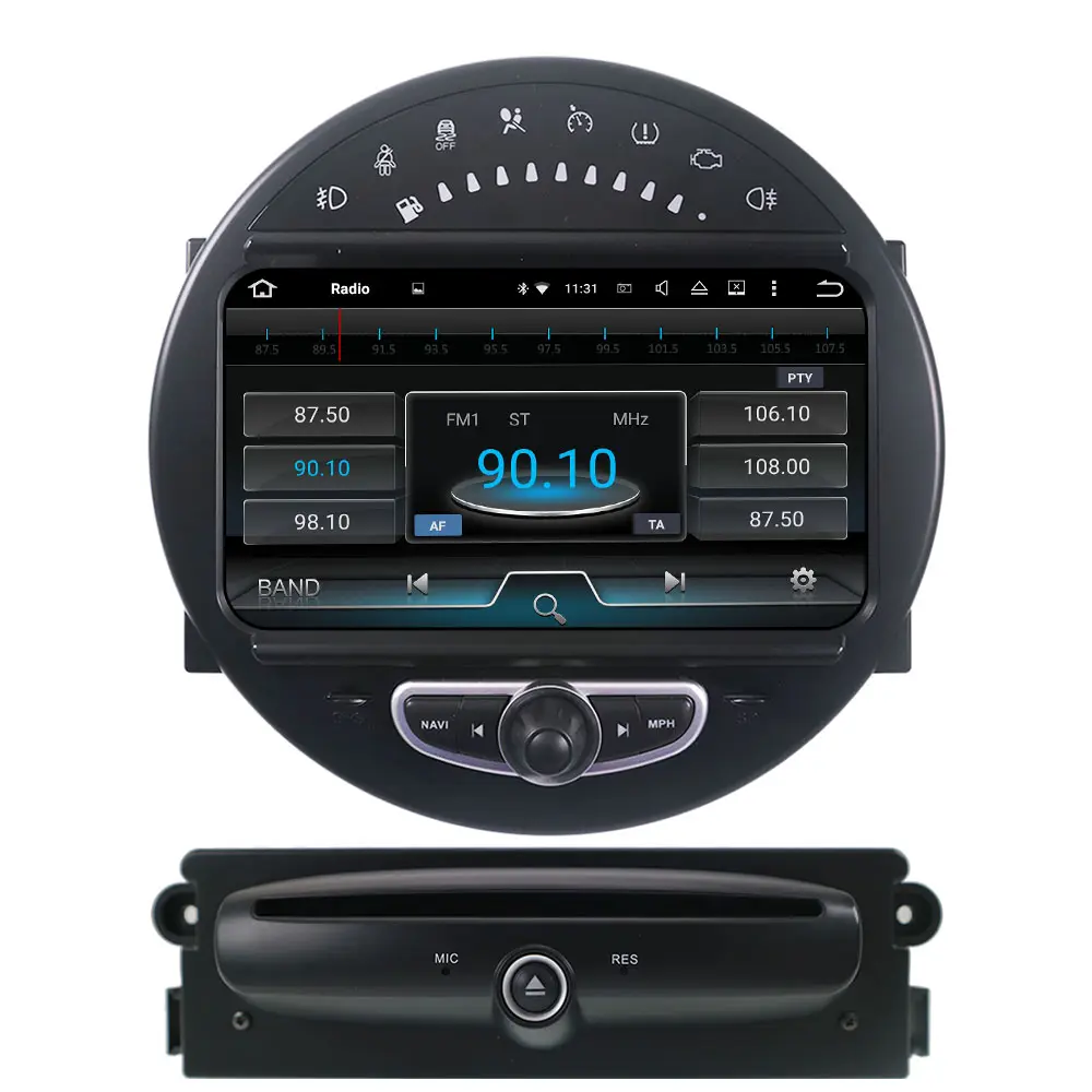 Unità principale del lettore DVD di navigazione di GPS dell'automobile di androide 9 per il Mini Cooper 2006-2013 registratore di nastro radiofonico del lettore multimediale dell'unità principale dello schermo