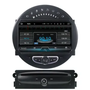 Android 9 车载GPS导航DVD播放器音响主机的Mini Cooper 2006-2013 寸屏幕音响主机多媒体播放器收音机录音机