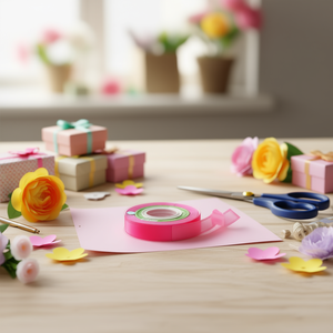 Nastro di Gasa Rosa 2 cm x 35 Yd, Rif. 10304 - Product Image 3