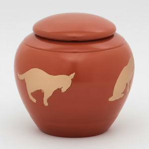 Urnas de latón de alta calidad para gatos y perros, urnas conmemorativas para mascotas funerarias para cenizas de gatos y perros, urnas al por mayor a bajo precio - Product Image 1