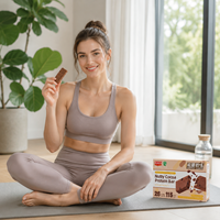 Barre protéinée végétalienne personnalisée OEM pour remplacement de repas, vente en gros, usine, alimentation saine, gestion de la santé, nutrition diététique