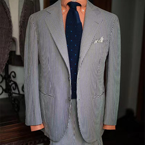 Traje de lona completo para hombre, a medida, para boda, 2 uds., 2023 - Product Image 2