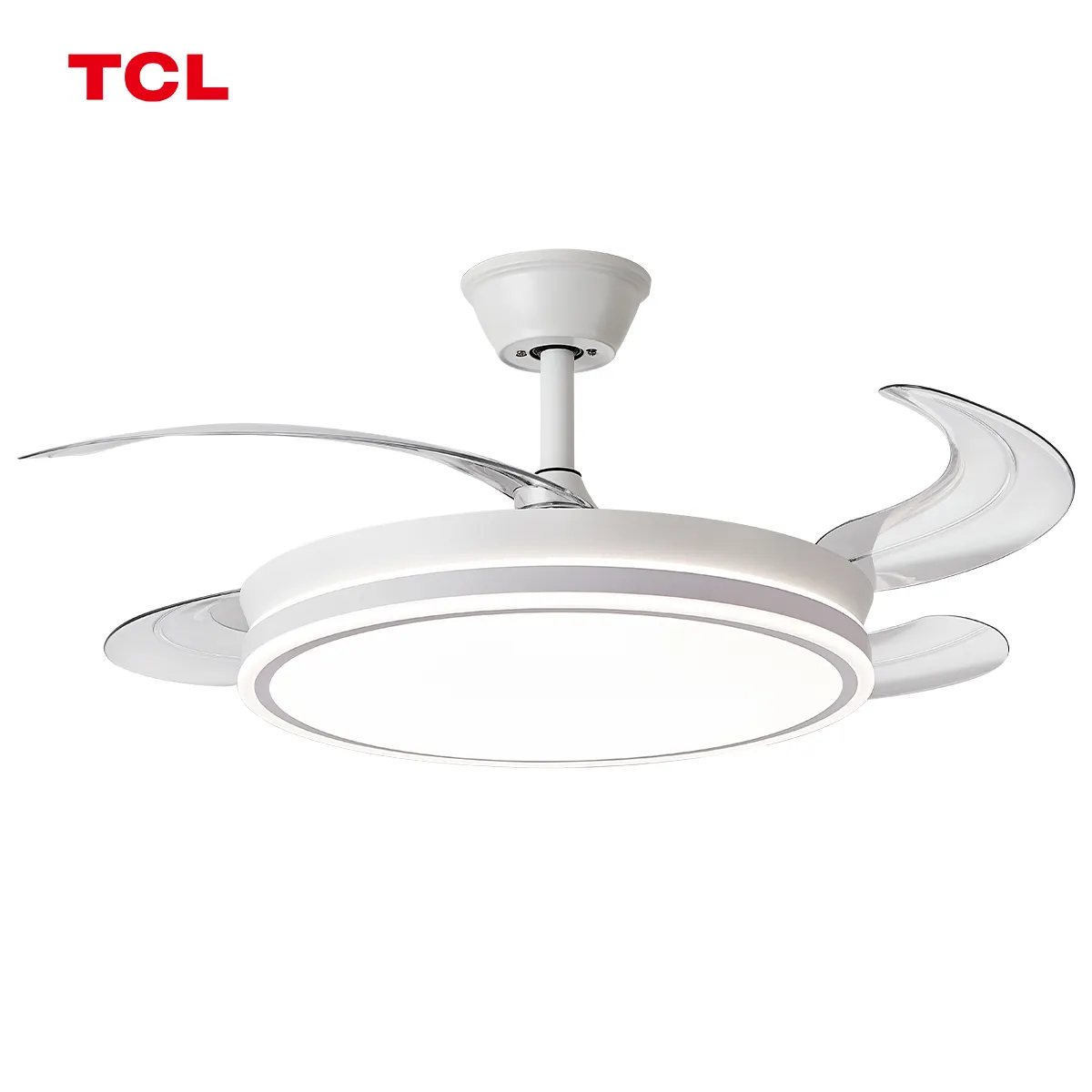 TCL 36W AC220V modern indoor bedroom home living room ceiling fan with light and remote led chandelier fan ceiling fan light