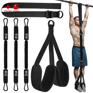 Ensemble de bandes d'assistance pour tractions avec tubes de résistance élastiques et sangles réglables pour l'entraînement musculaire - Product Image 2