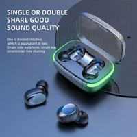 Écouteurs sans fil TWS Y60 Air Fone BT, écouteurs stéréo, écouteurs intra-auriculaires avec contrôle tactile, pour téléphone portable