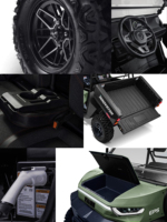 Канди 4*4 UTV Электрический грузовой автомобиль 15,36 kWh литиевая батарея бок о бок взрослый EPS Электрический UTV 72V автоматический EEC Сертифицированный